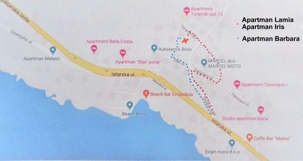 Apartman Iris S Terasom Rijeka Bagian luar foto